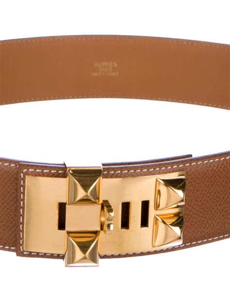 Hermes Collier De Chien Belt .